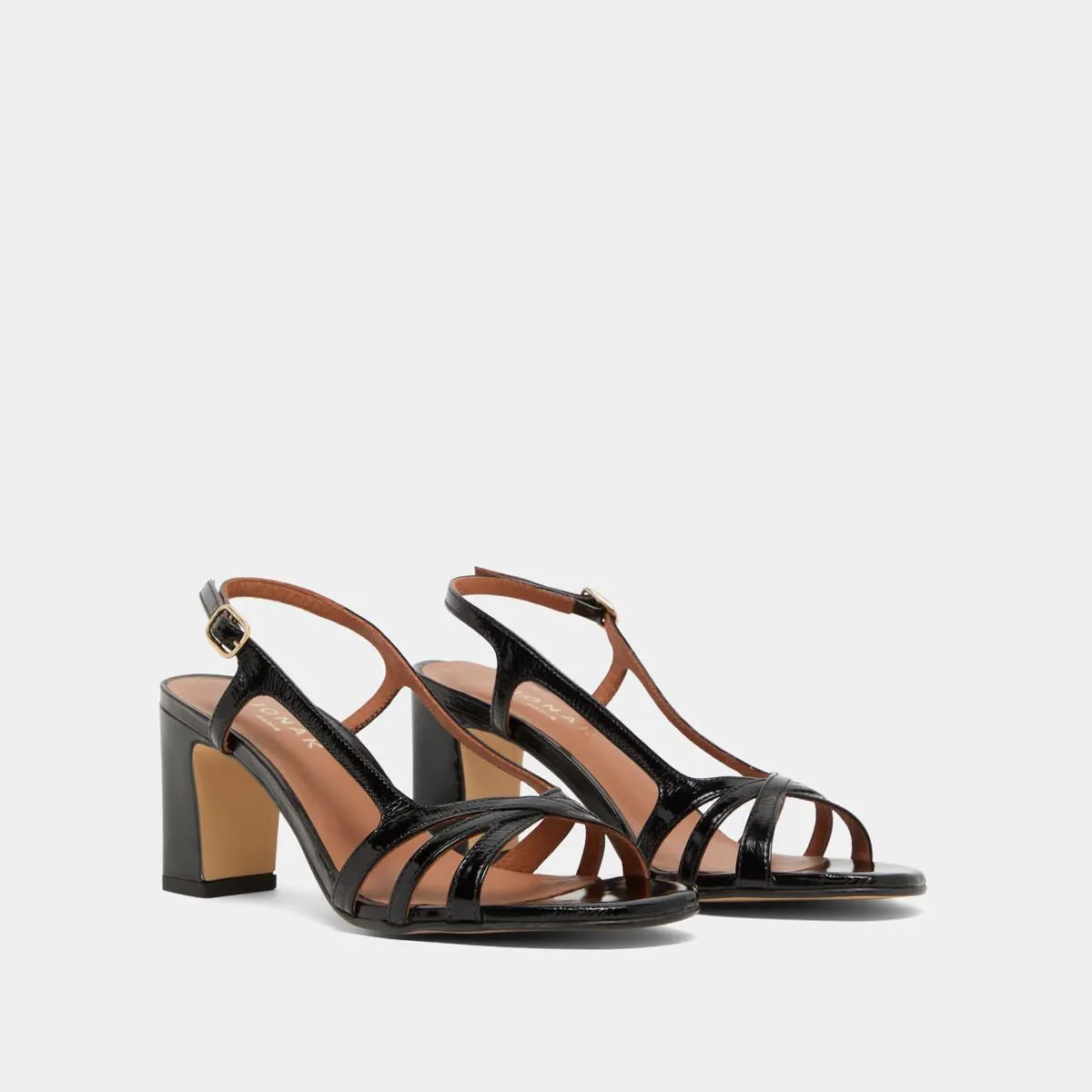 088- Vaiana Cuir Brillant Noir