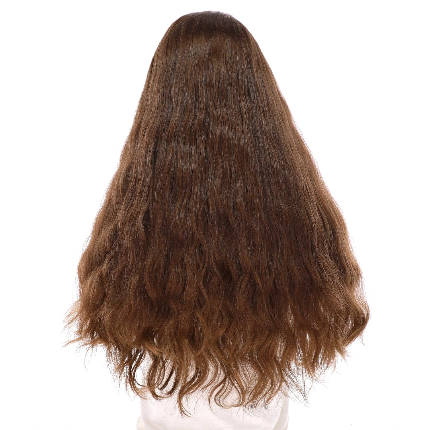 24" Divine Luxe Lace Top Topper #6 Neutral Medium Brown Wavy