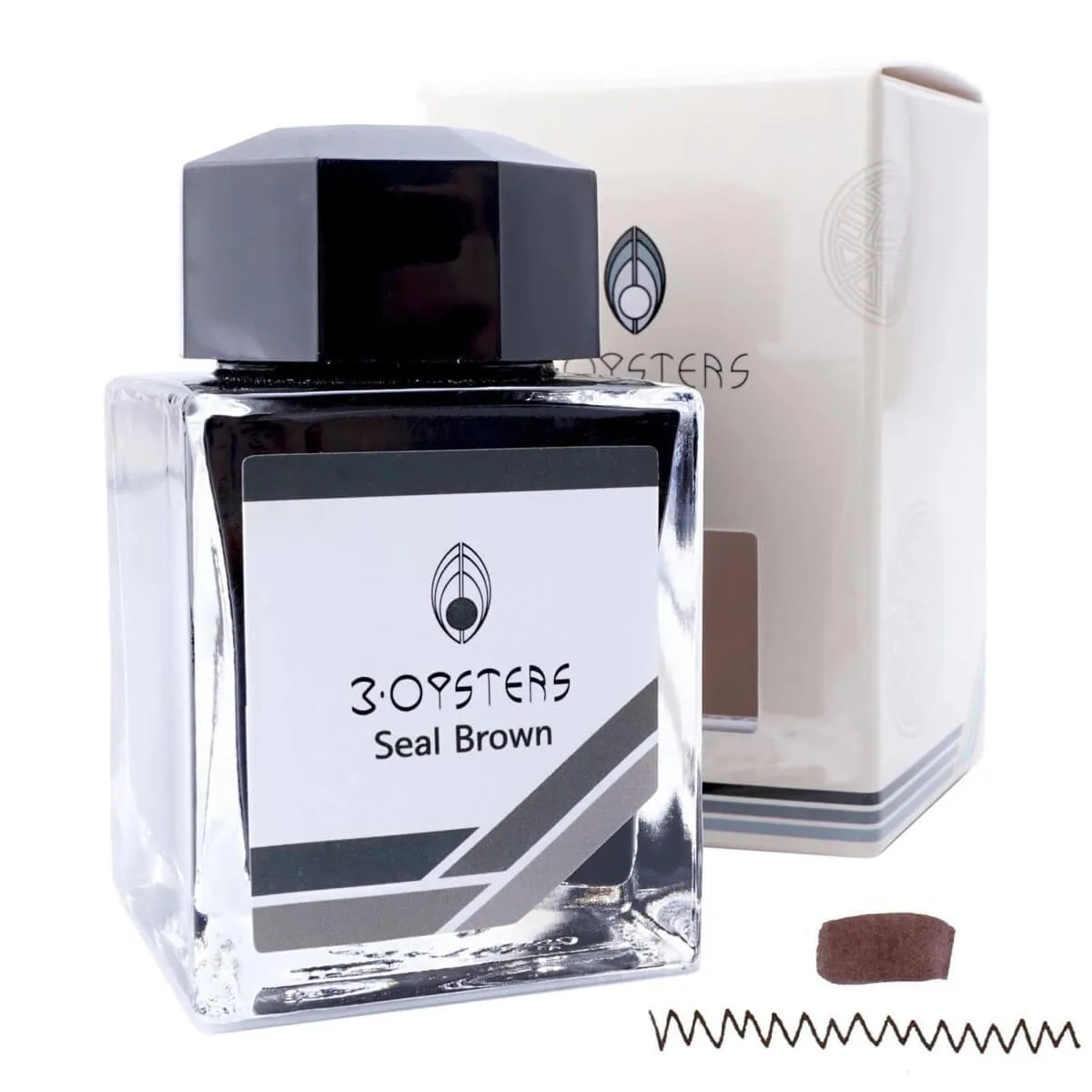 3 Oysters Ink Bottle - Delicious, Seal Brown, 38 ml | 06OYS007