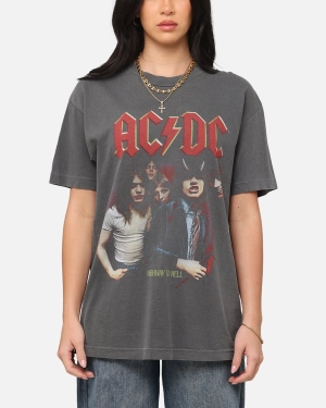 AC/DC Highway To Hell T-Shirt Faded Black