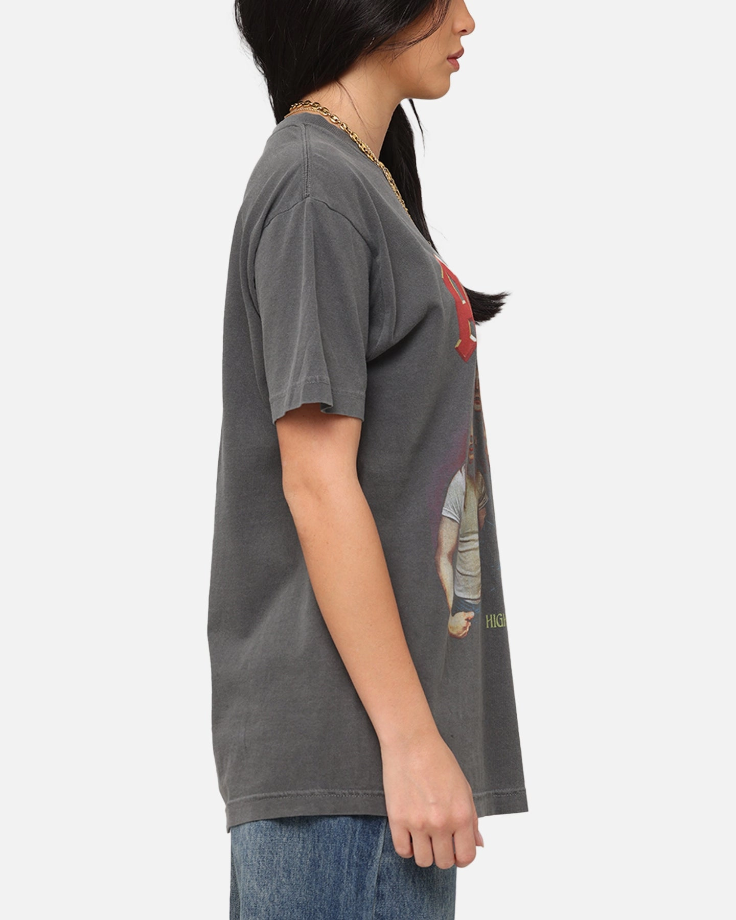 AC/DC Highway To Hell T-Shirt Faded Black