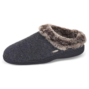 Acorn Women's Slipper - Chinchilla Ragg Clog Dark Charcoal Heather | A17101