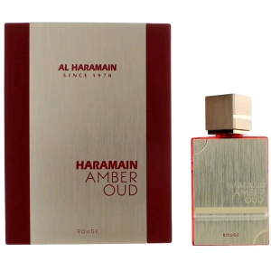 Al Haramain Unisex Eau De Parfum Spray - Amber Oud Rouge Mesmerizing Charm, 2 oz
