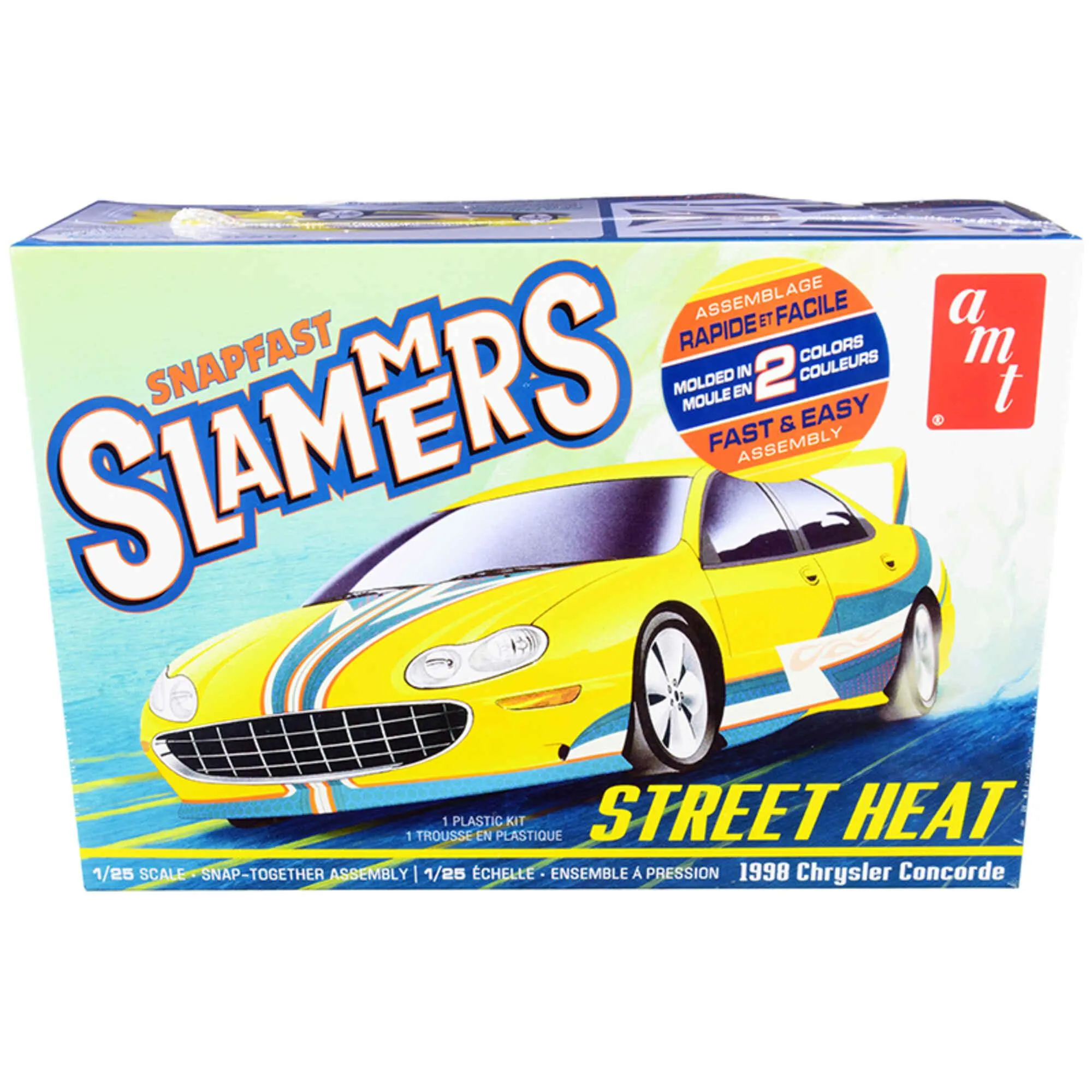 AMT 1/25 Snap Model Kit - Skill 1 1998 Chrysler Concorde Street Heat Slammers