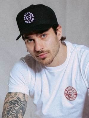 BRIXTON CREST C MP BLACK SNAPBACK