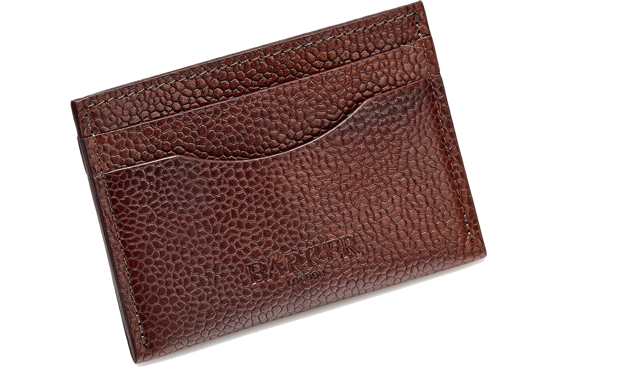 Card Holder Curved - Cherry Grain