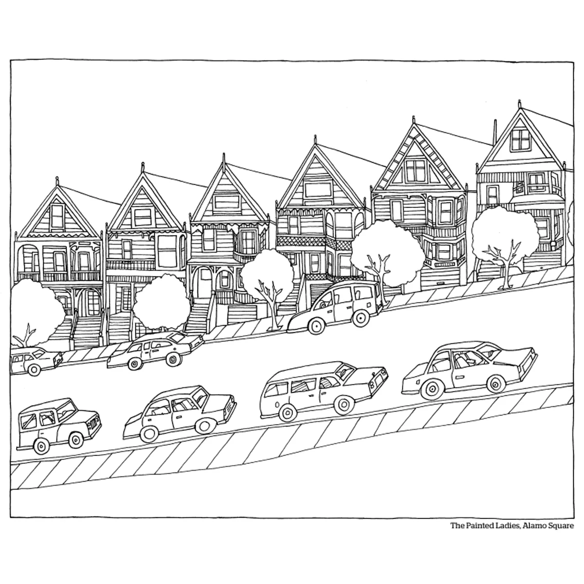 Color this Book: San Francisco