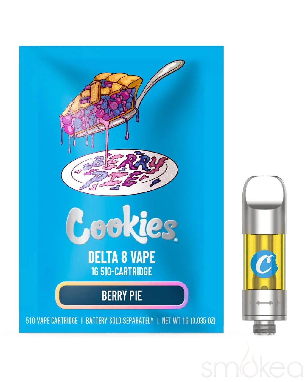 Cookies 1g Delta 8 Vape Cartridge - Berry Pie