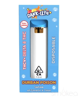 Dank Lite 1g THCV  Disposable Vape - Durban Poison
