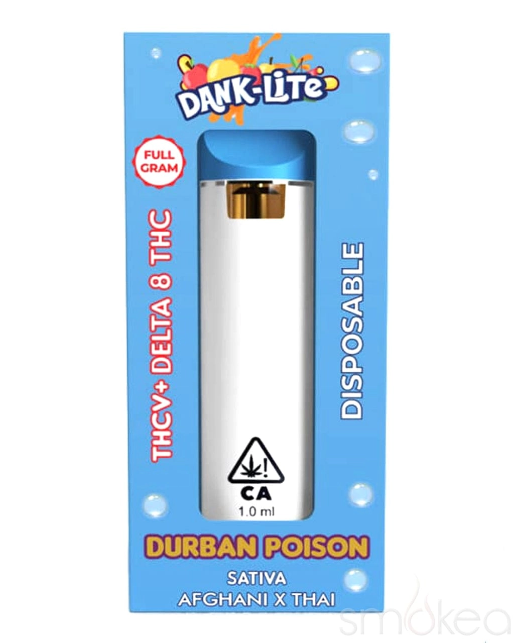 Dank Lite 1g THCV  Disposable Vape - Durban Poison