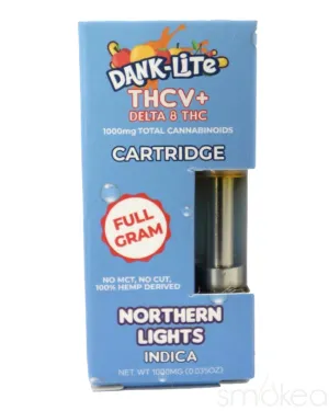 Dank Lite 1g THCV  Vape Cartridge - Northern Lights