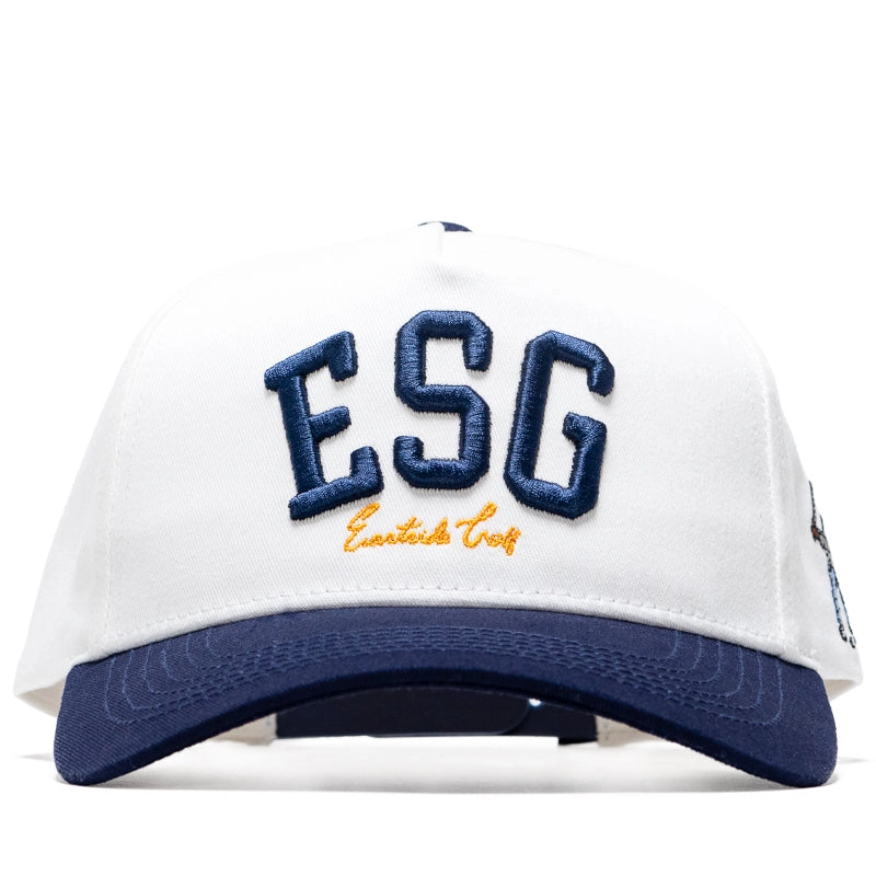 Eastside Golf 5 Panel Hat - Bright White/Midnight