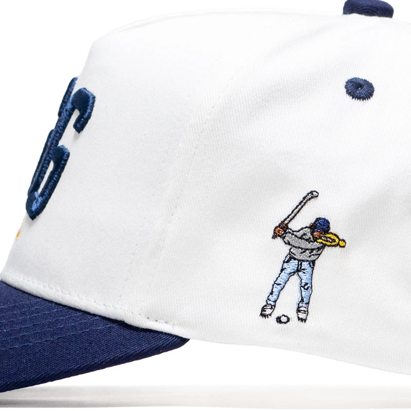 Eastside Golf 5 Panel Hat - Bright White/Midnight