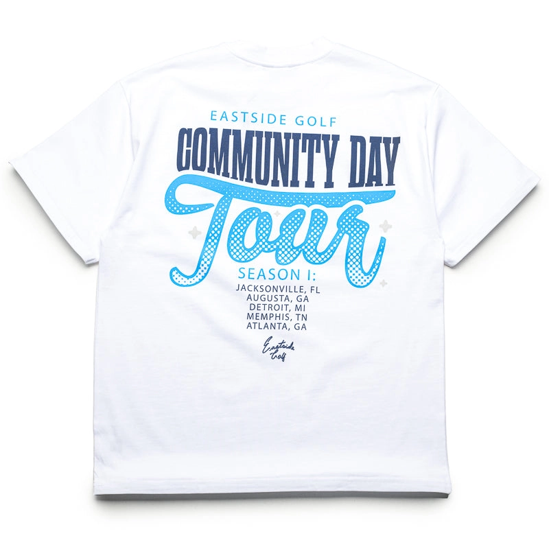 Eastside Golf Community Tee - Bright White