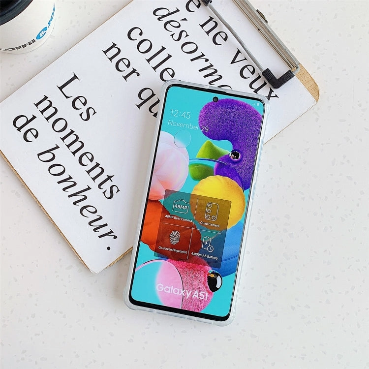 For Samsung Galaxy Note20 Four Corners Anti-Shattering Flow Gold Marble IMD Phone Back Cover Case