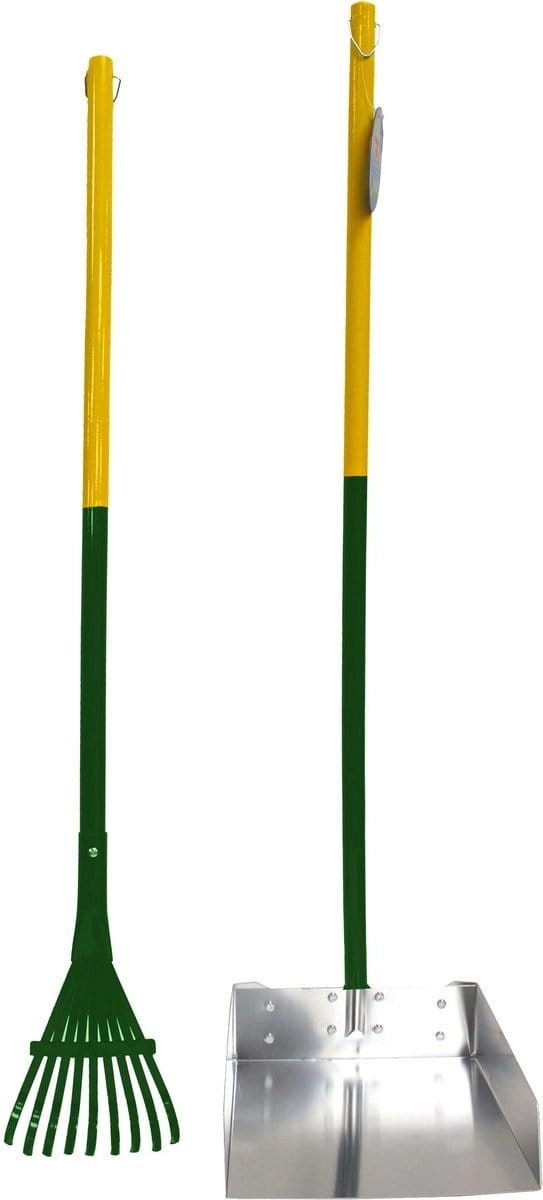 Four Paws Outdoor Rake, Spade & Pan Set