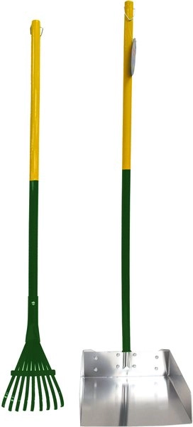 Four Paws Outdoor Rake, Spade & Pan Set