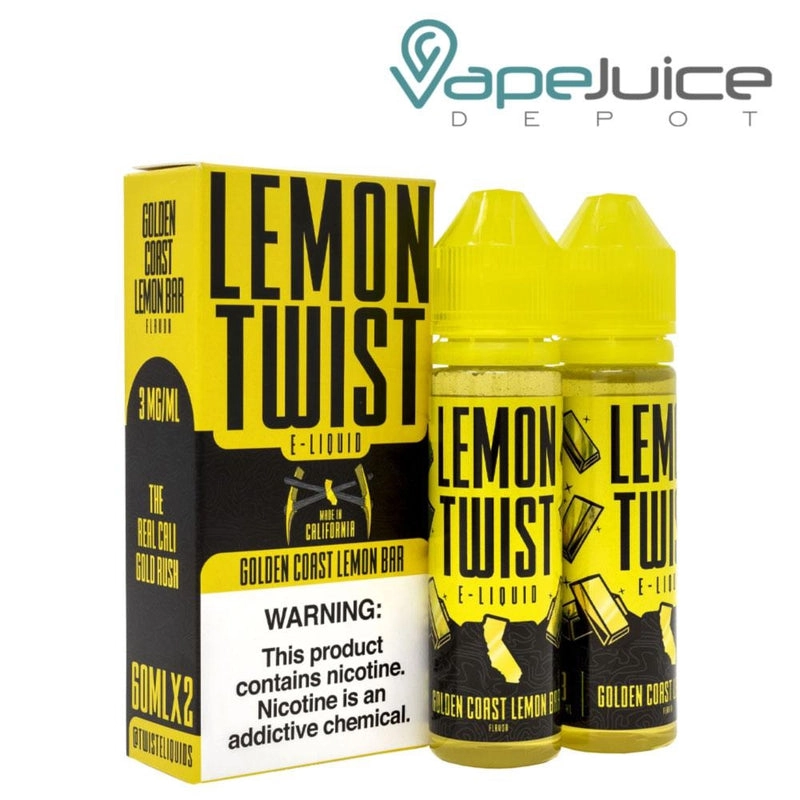 Golden Coast Lemon Bar Twist E-liquid 120ml