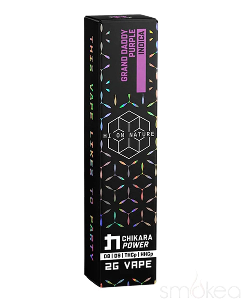 Hi On Nature 2g THCP   HHCP Chikara Power Vape - Grand Daddy Purple