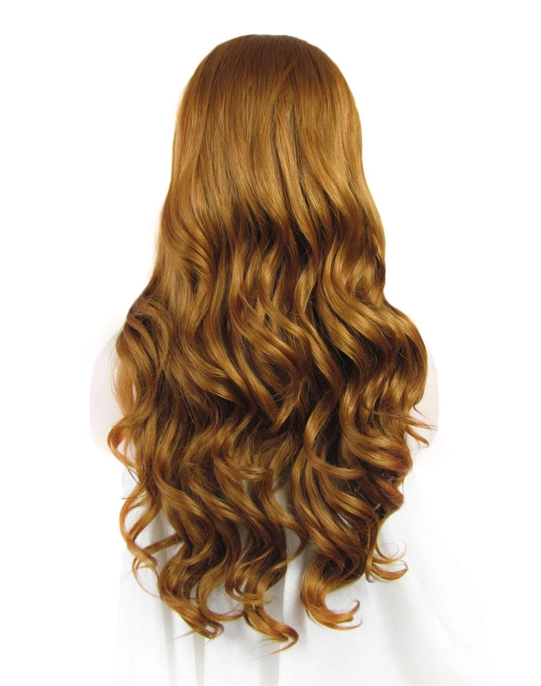 Honey Kiss - Strawberry Blonde Synthetic Lace Front Wanda Cosplay Wig