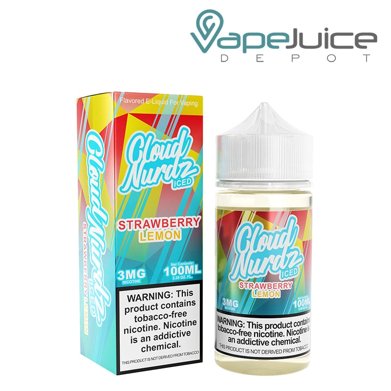ICED Strawberry Lemon TFN Cloud Nurdz 100ml