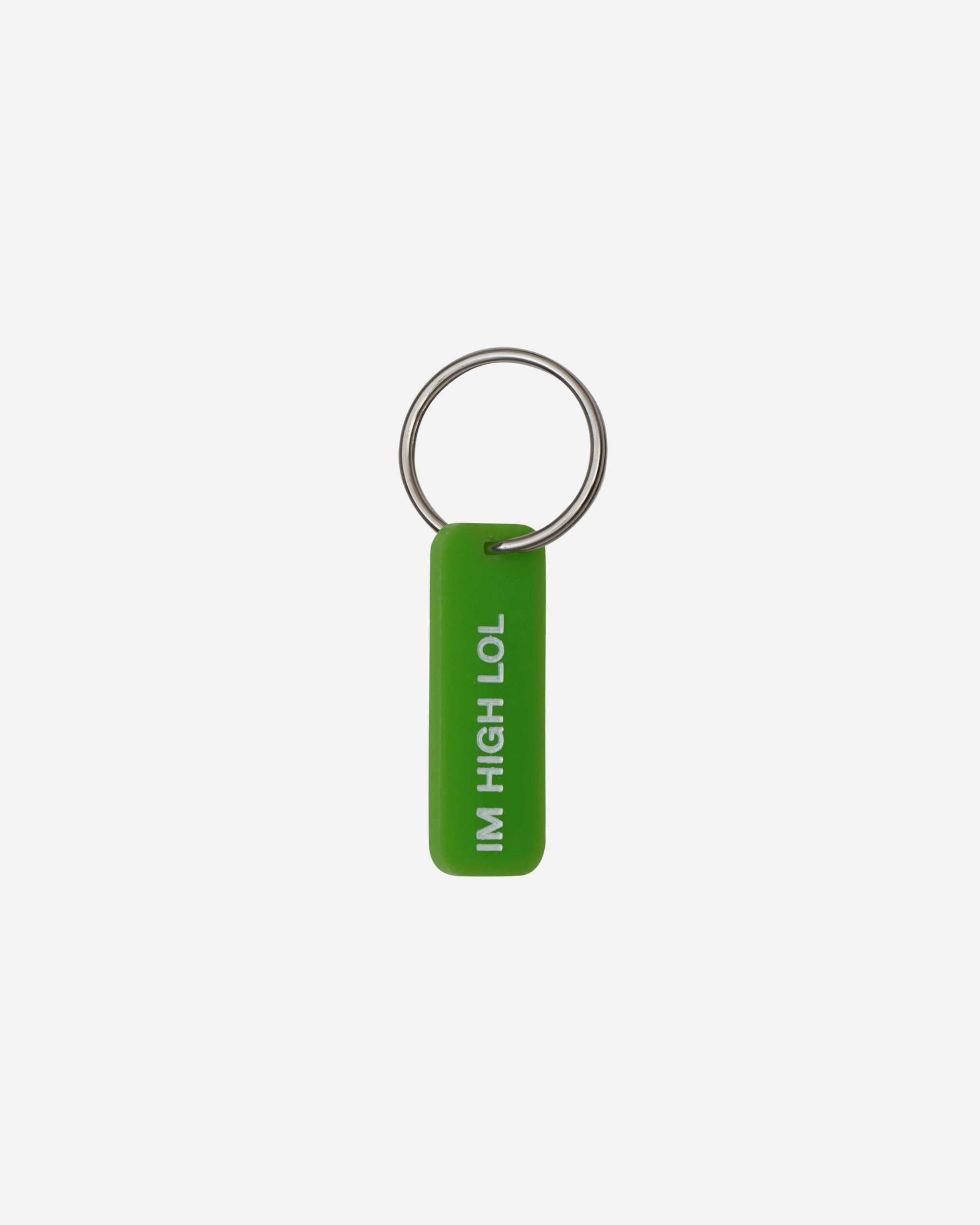 I'm High Lol Keychain Green