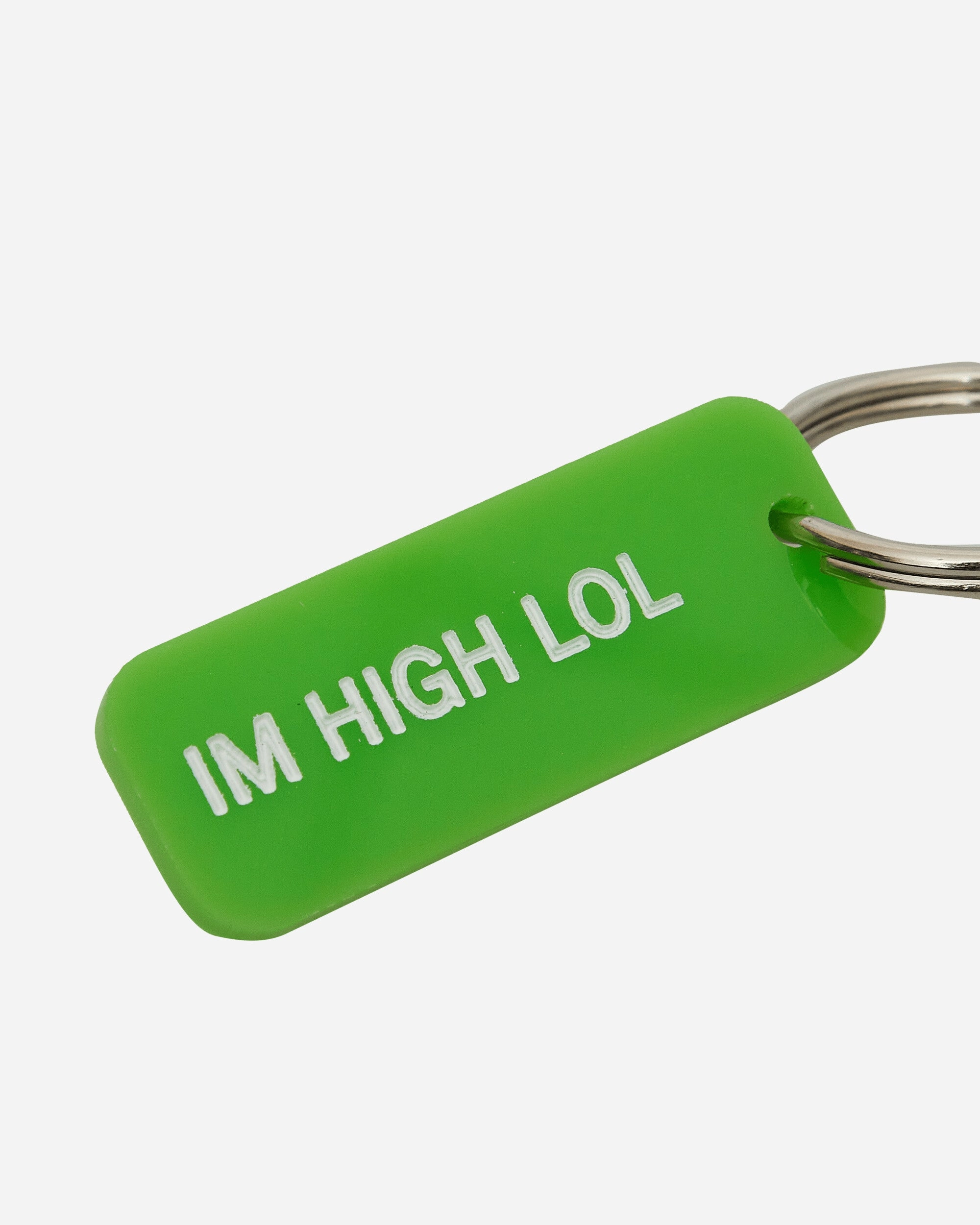 I'm High Lol Keychain Green