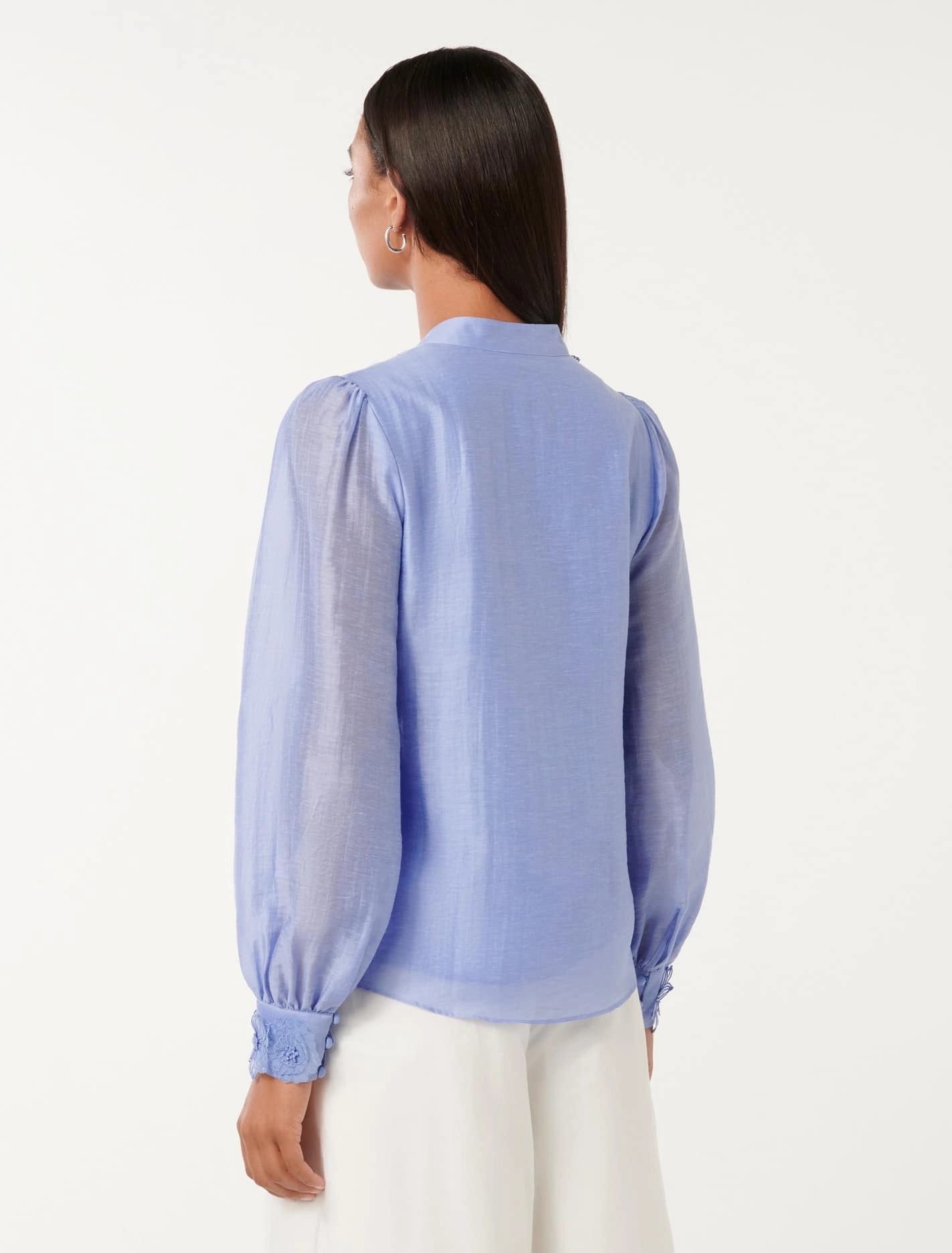 Indigo Applique Blouse