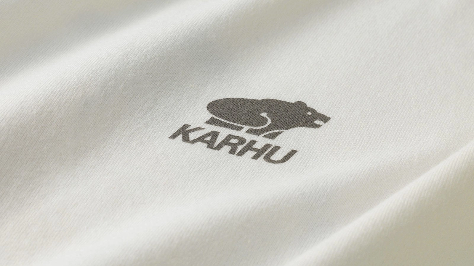 KARHU WORLDWIDE T–SHIRT  - BRIGHT WHITE / GULL