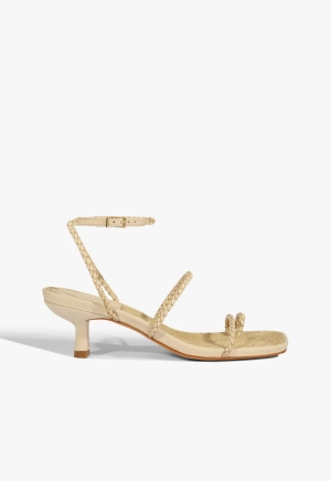 Kaya Straw Mid Sandal