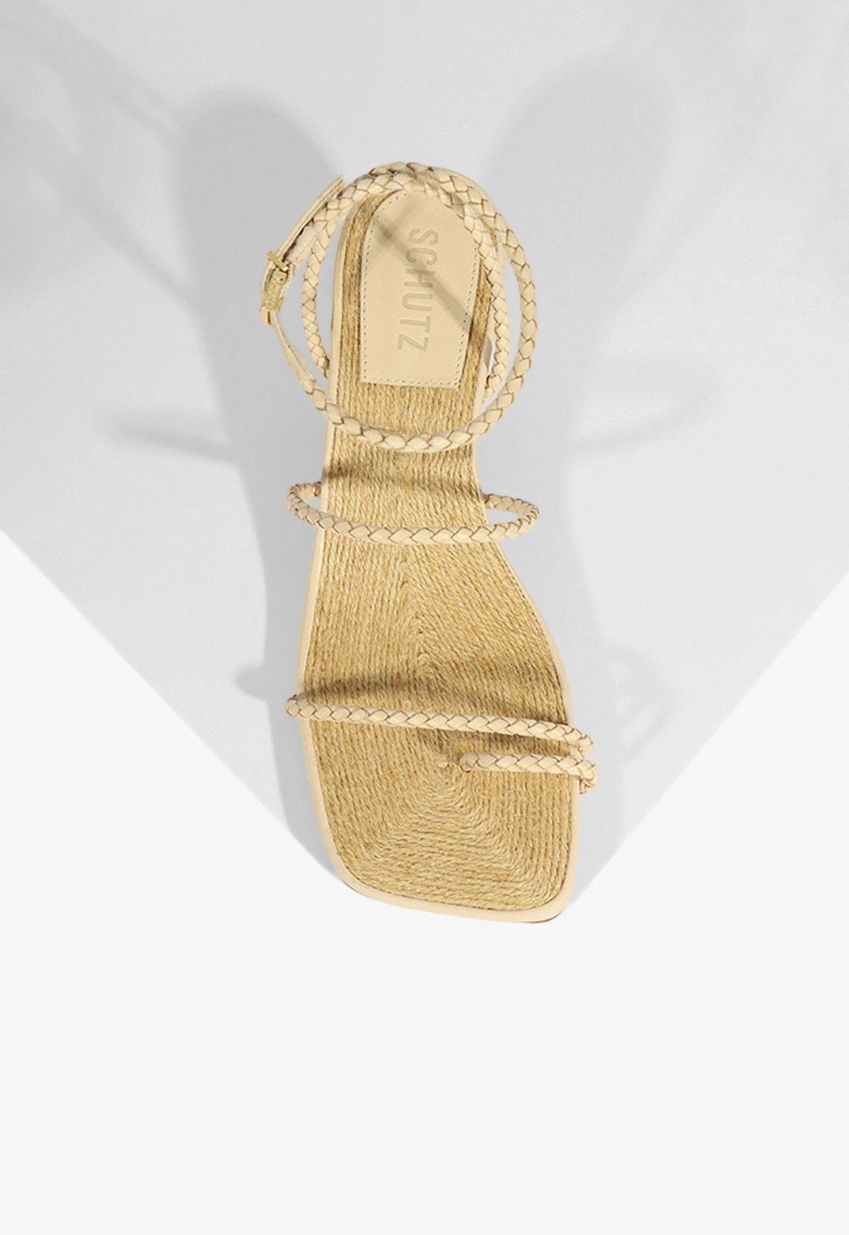 Kaya Straw Mid Sandal