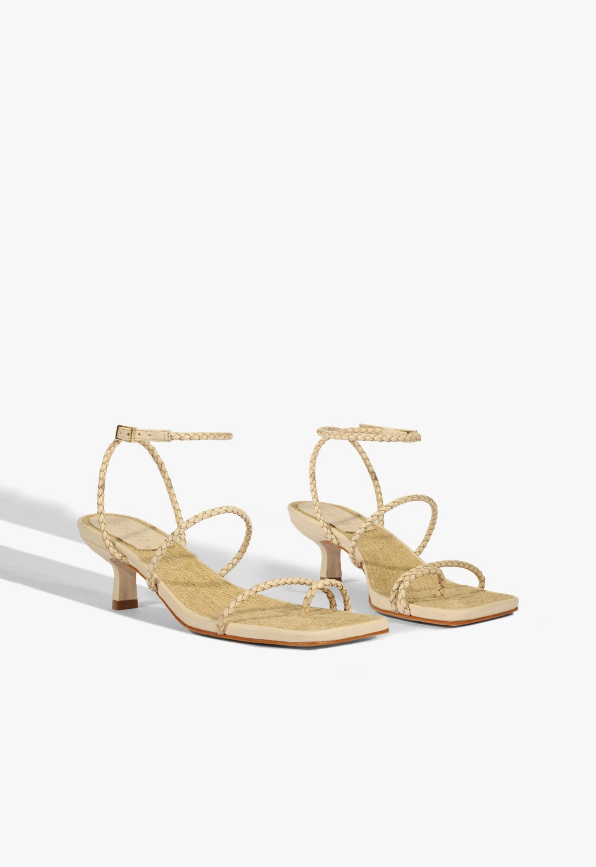 Kaya Straw Mid Sandal