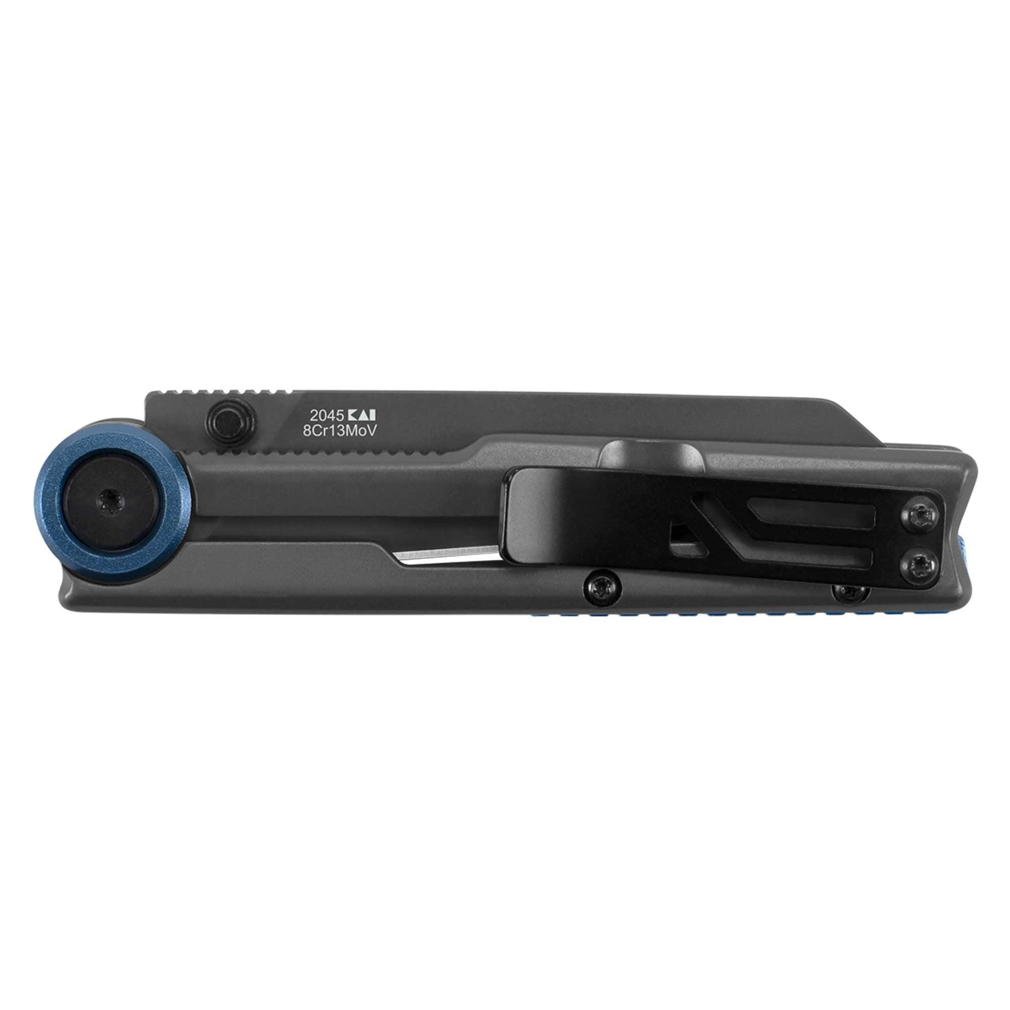 Kershaw Pocket Knife - Decibel Reverse Tanto Plain Edge Blade with Frame Lock | KW2045