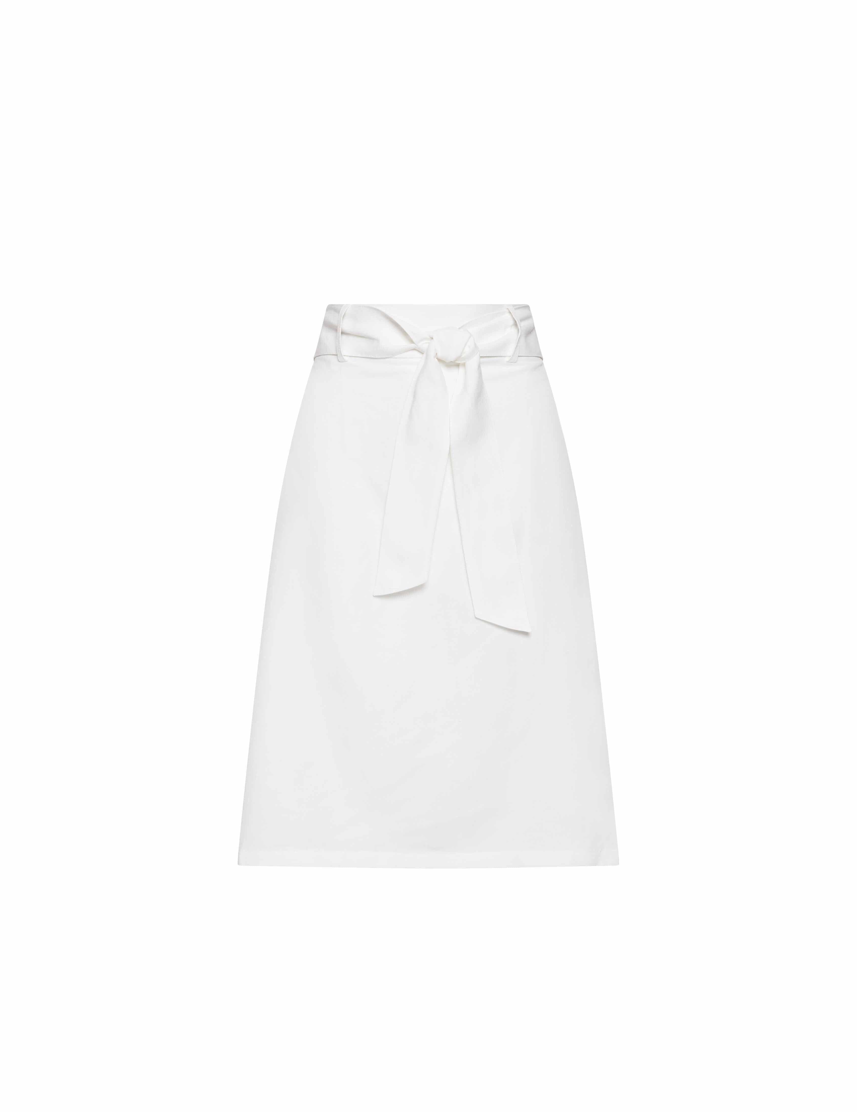 Linen Self Tie Skirt- Sale