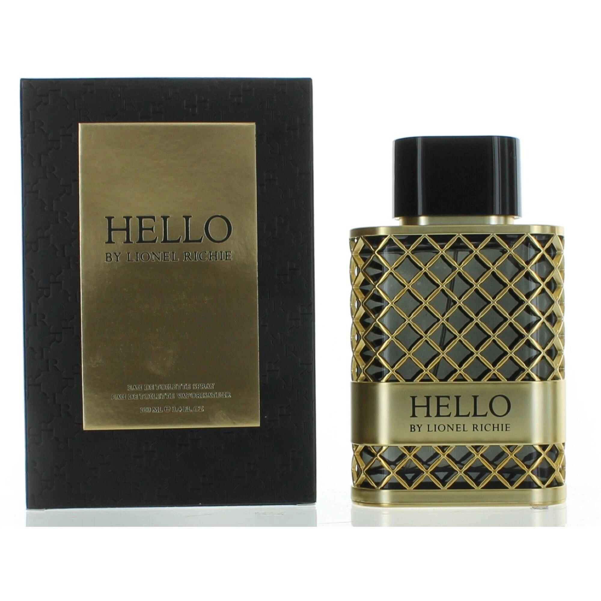 Lionel Richie Men's Eau De Toilette Spray - Hello Refreshing Opening Notes, 3.4 oz