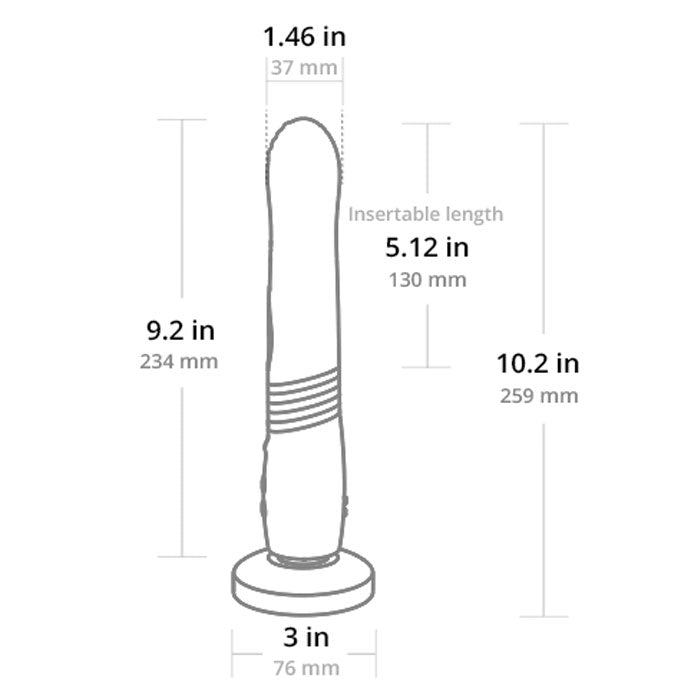 Lovense Gravity Thrusting Dildo