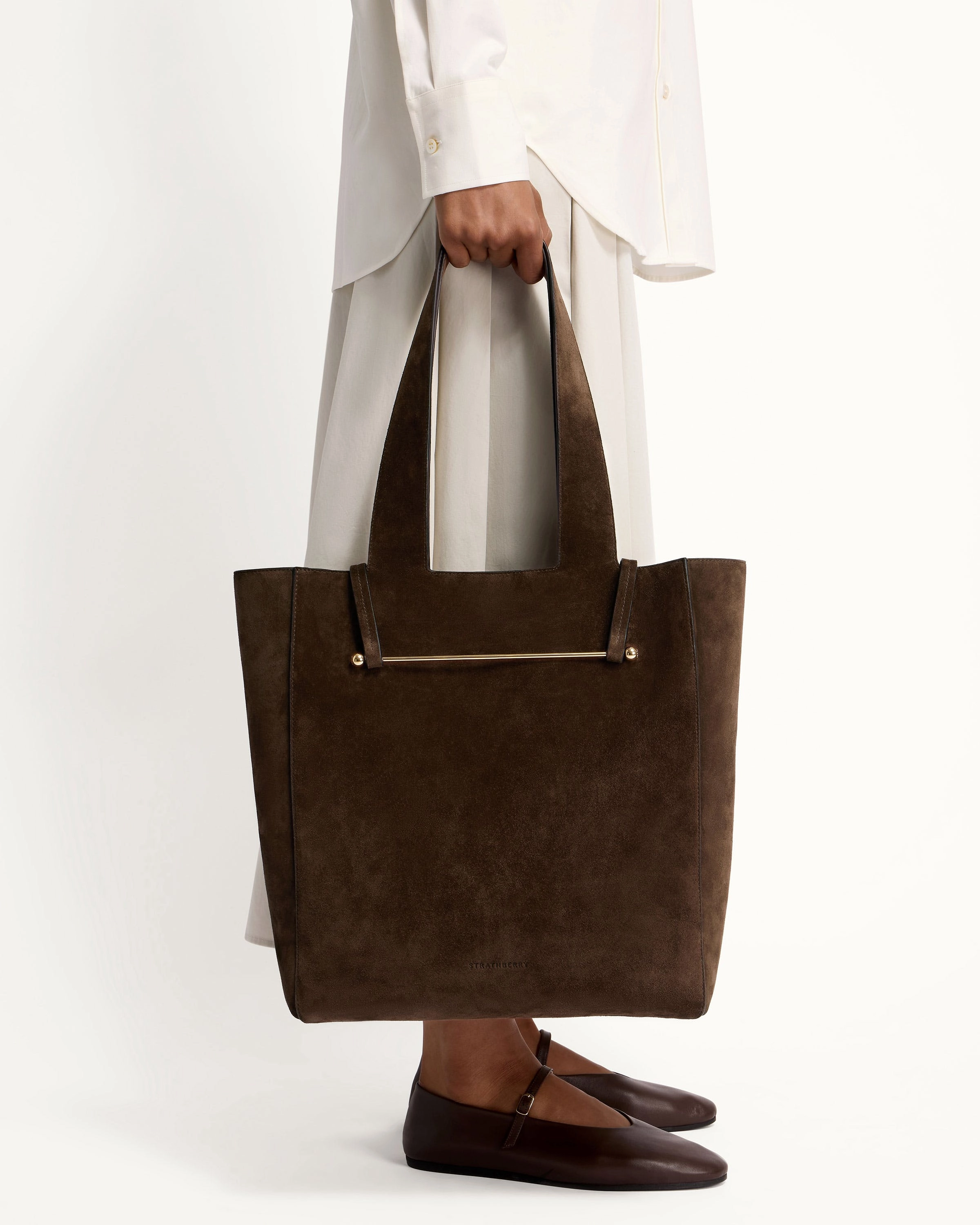 Melody Tote - Chocolate Suede