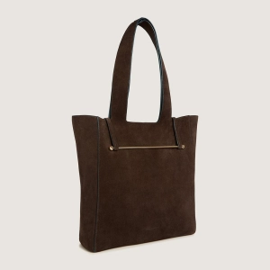 Melody Tote - Chocolate Suede