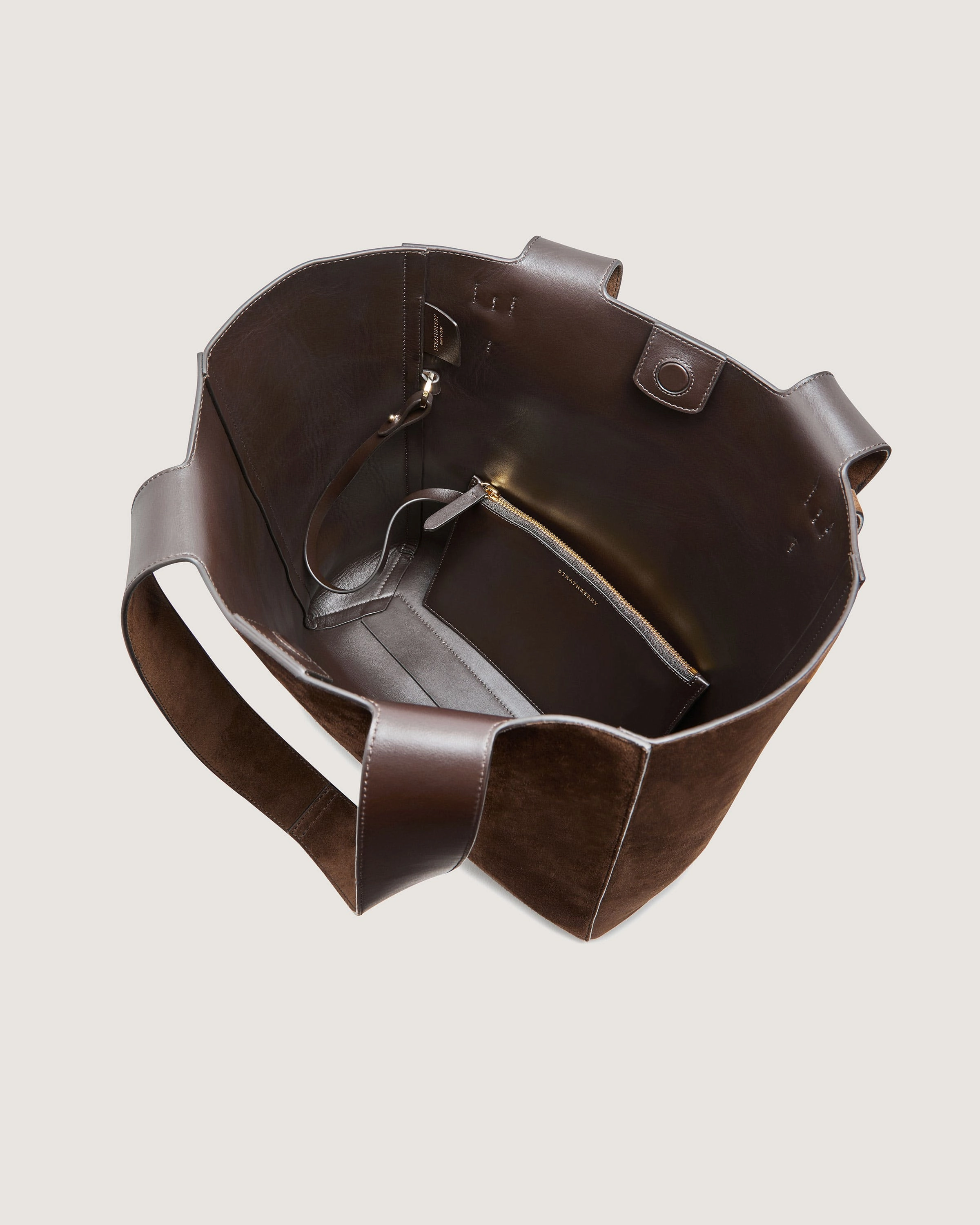 Melody Tote - Chocolate Suede