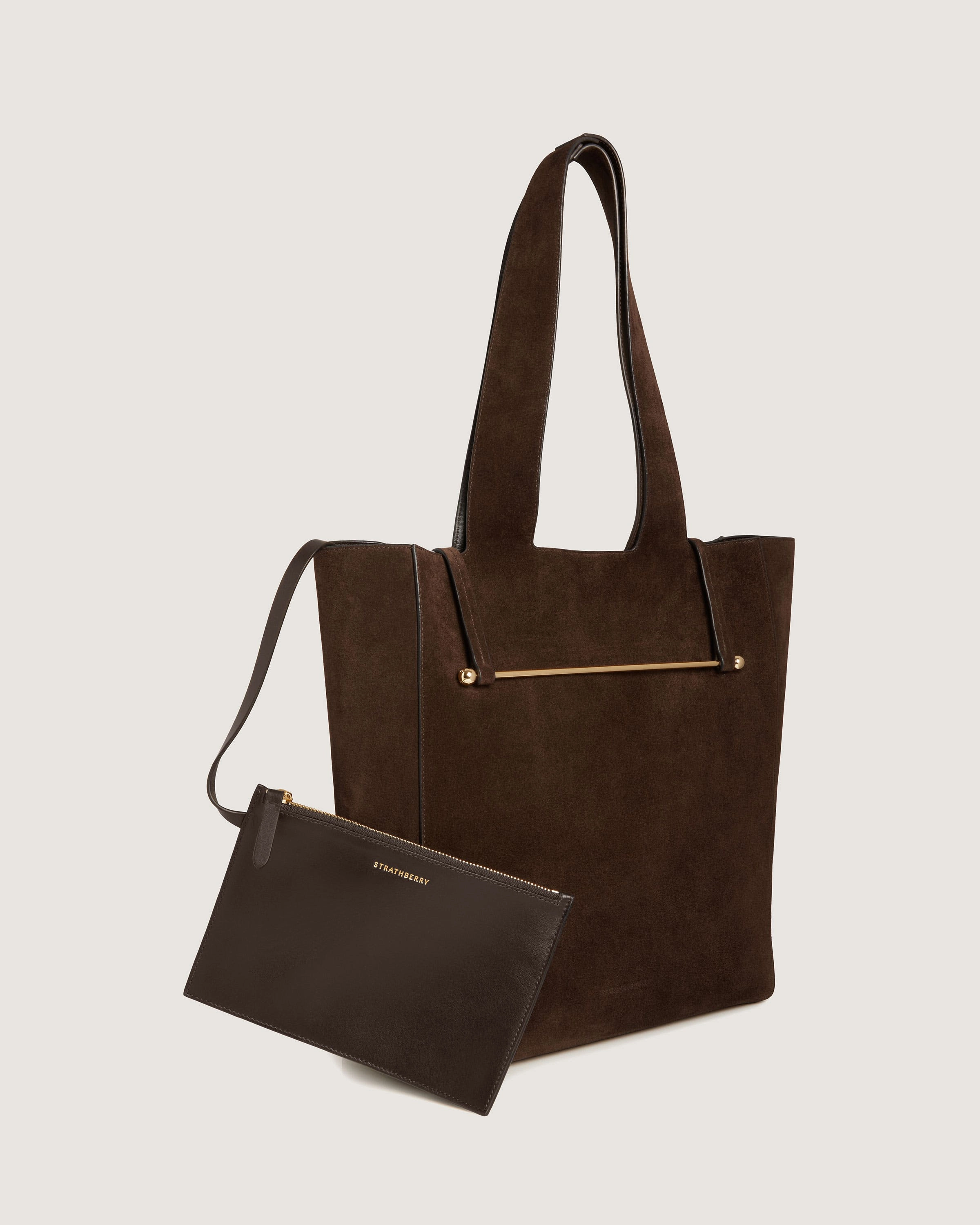 Melody Tote - Chocolate Suede