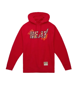 Mitchell & Ness Miami HEAT Game Day Pattern Hoodie