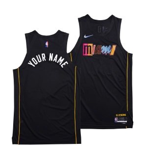 Nike Miami HEAT Mashup Swingman Jersey - Personalized