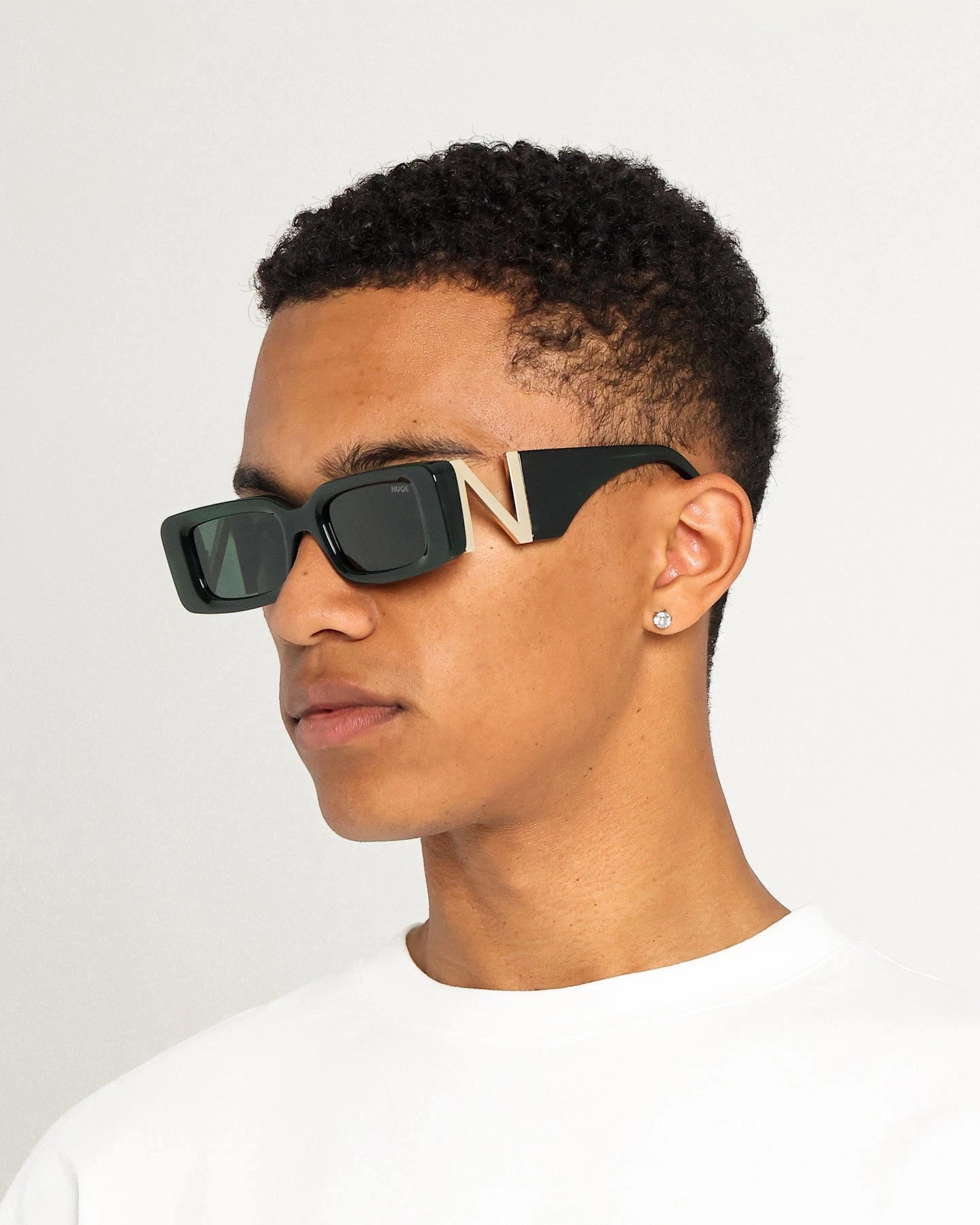 NUQE Elevare Sunglasses Green/Gold