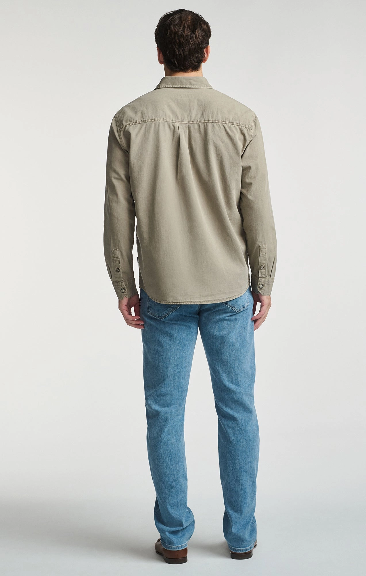 ONE POCKET BUTTON-UP SHIRT IN ROASTED CASHEW