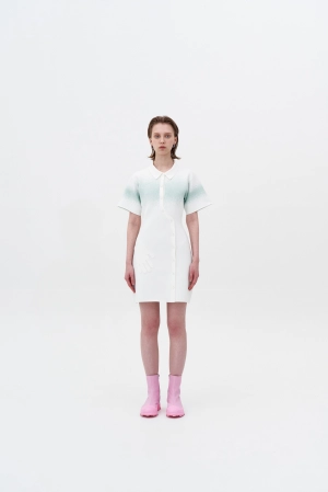 PHOEBE SPRAY PAINTED POLO DRESS