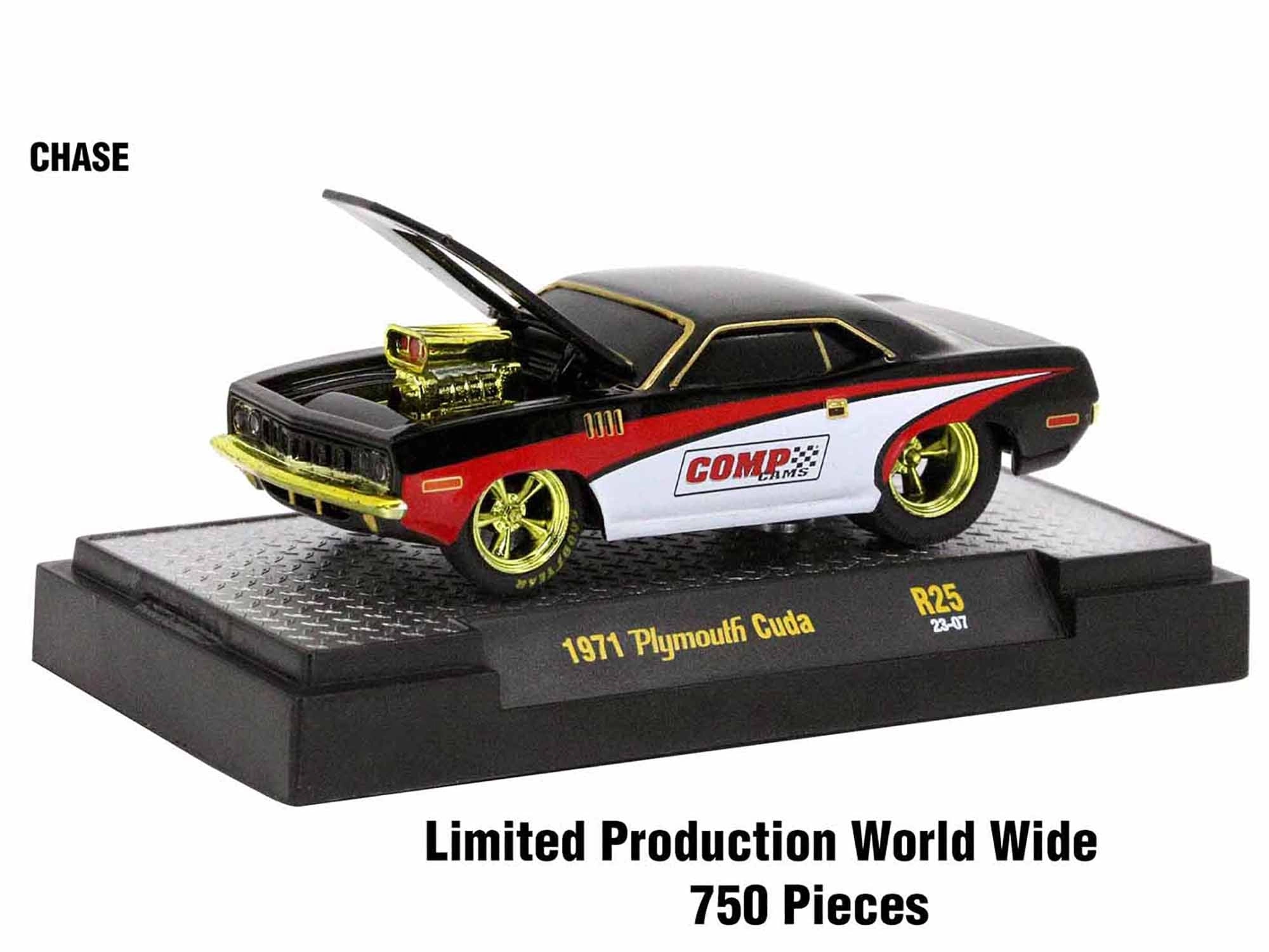"Ground Pounders" 6 Cars Set Release 25 IN DISPLAY CASES Limited Edition 1/64 Diecast Model Cars by M2 Machines