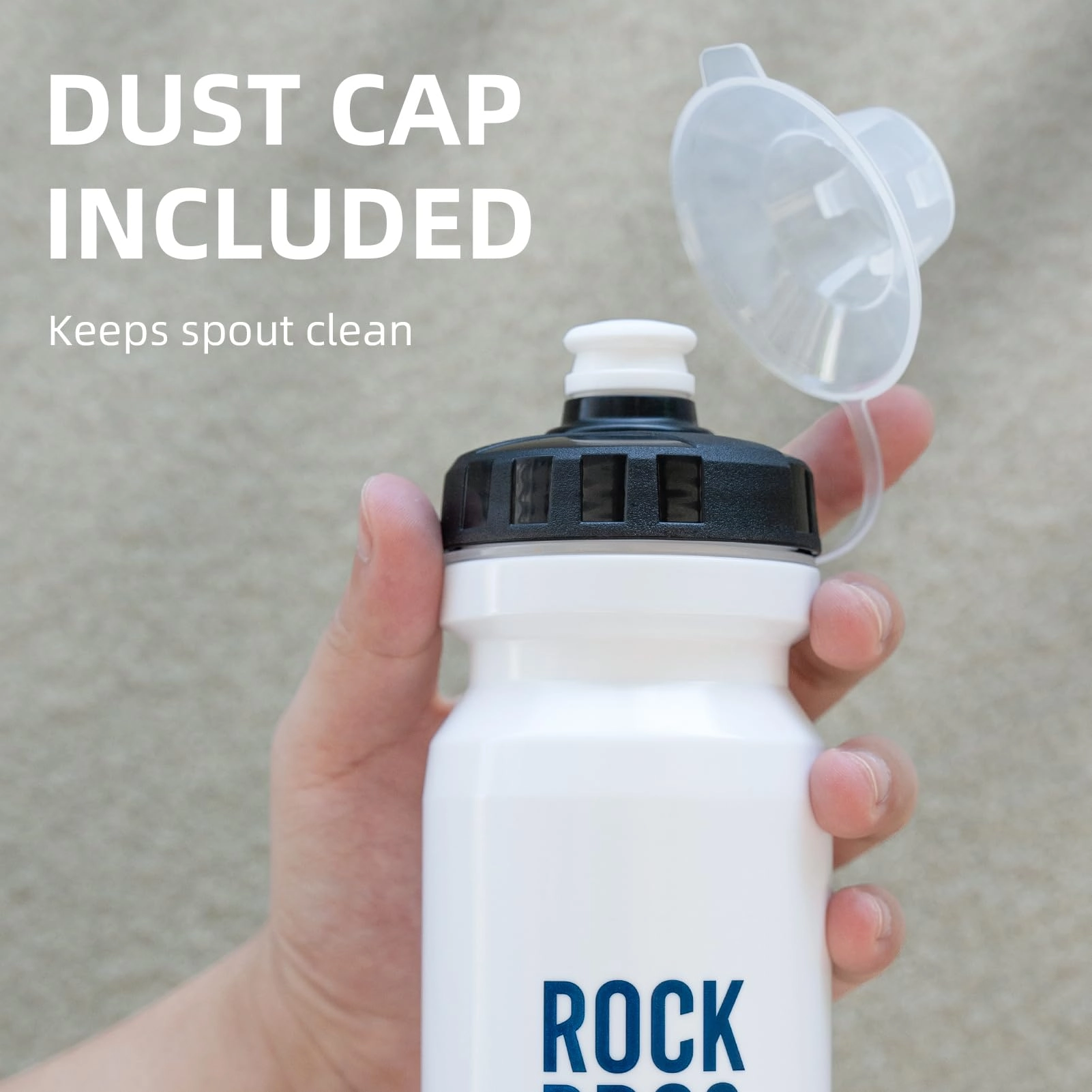 ROCKBROS Bike Water Bottle Squeeze Bicycle Water Bottle BPA-Free