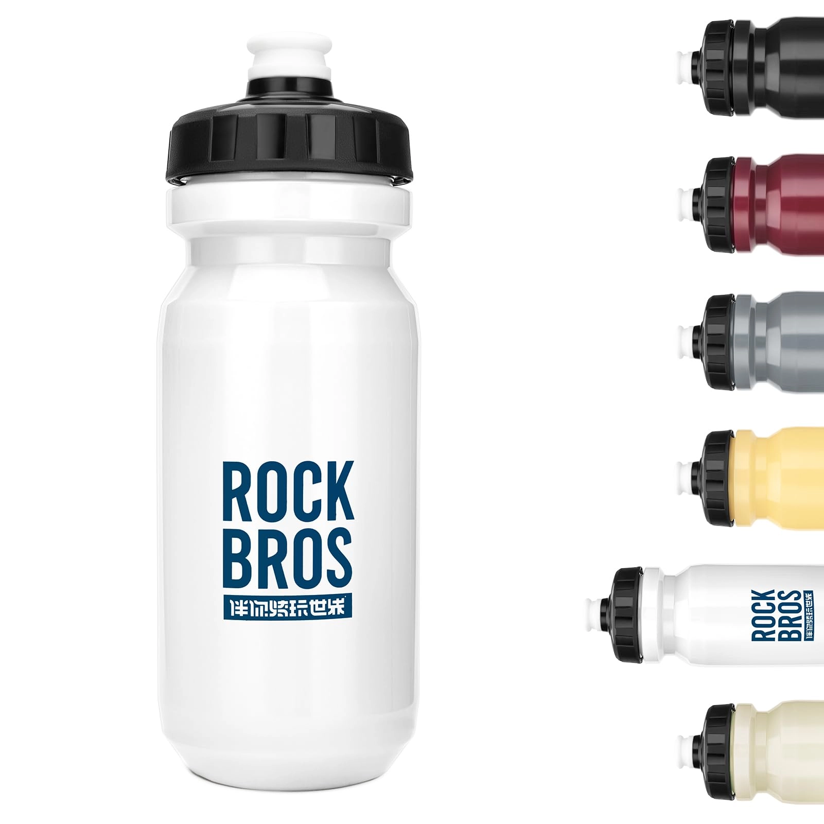 ROCKBROS Bike Water Bottle Squeeze Bicycle Water Bottle BPA-Free