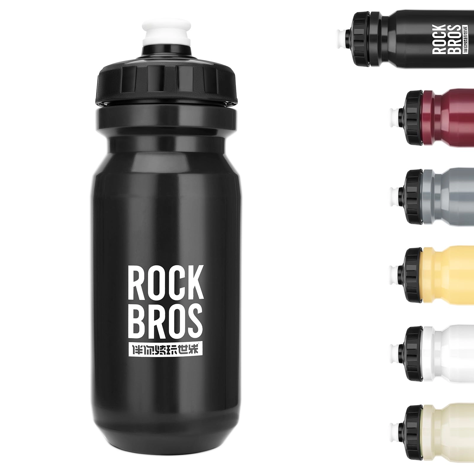 ROCKBROS Bike Water Bottle Squeeze Bicycle Water Bottle BPA-Free