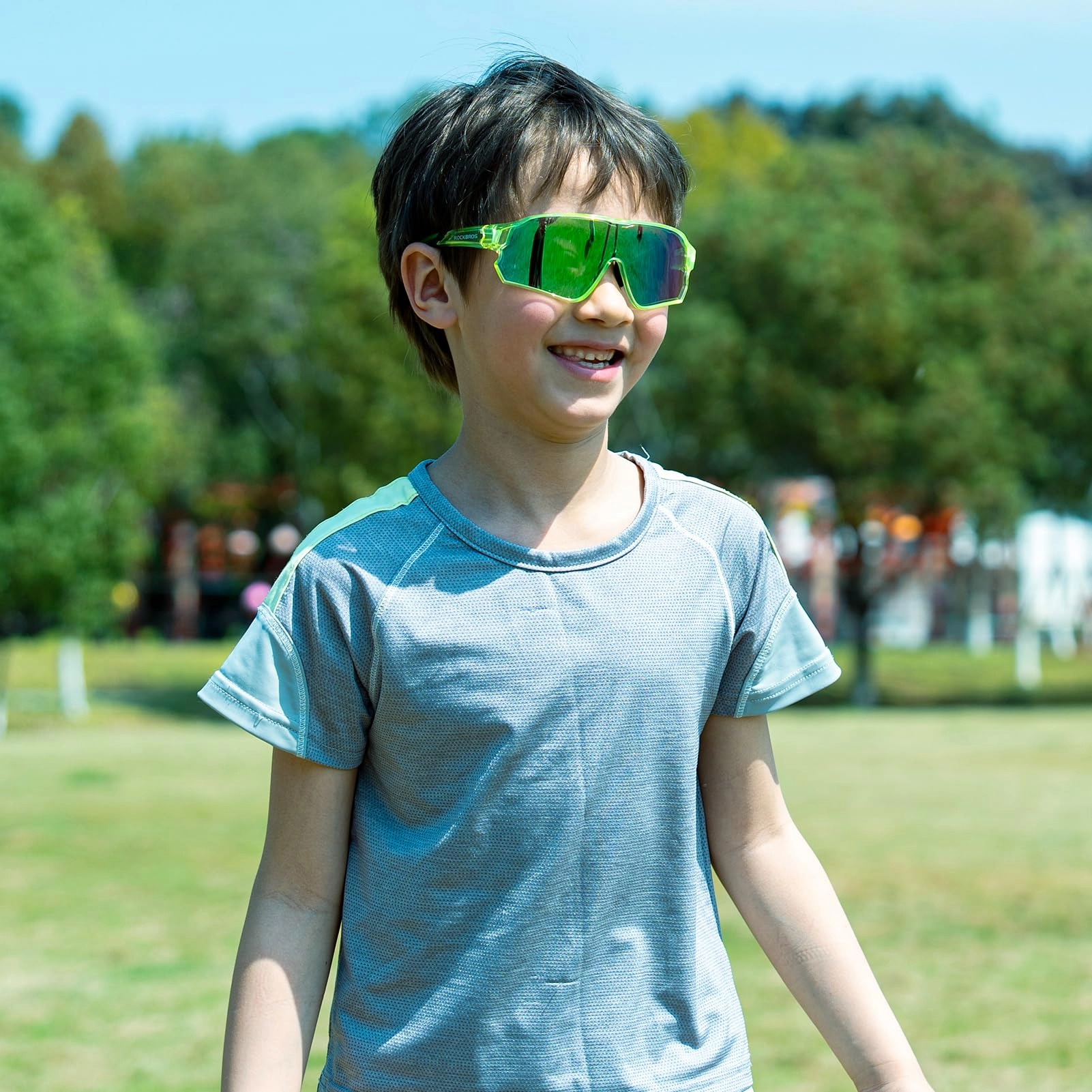 ROCKBROS Kids Polarized Sunglasses UV400 Protection for Youth Boys Girl
